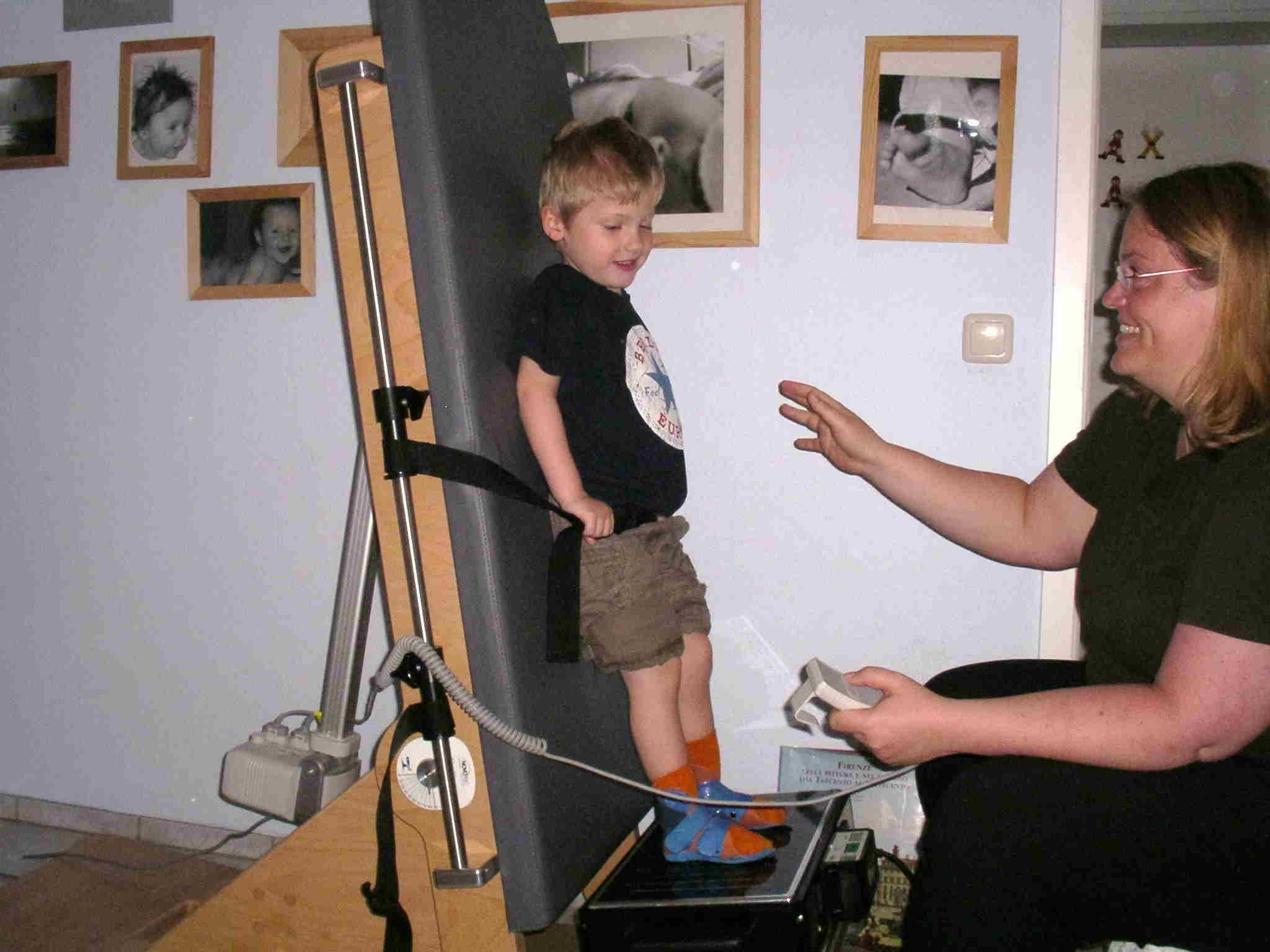 Max beim Galileo-Training
