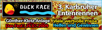 3.Karlsruher Entenrennen 26.Juli 2009